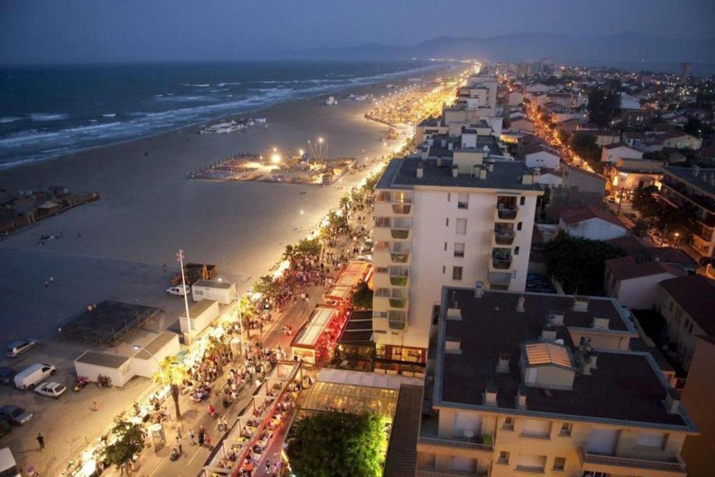 Appart T2 Calme - Centre De Canet - Parking - Clim Exterior foto